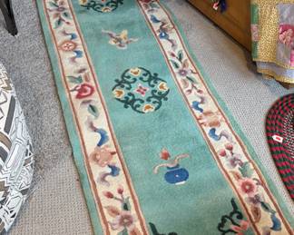 Chinese Aubusson Style Runner Rug – 8' x 2’3"