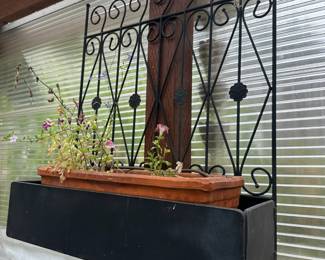 Wrought Iron Window Box