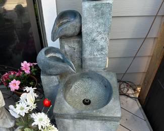 Outdoor Cascading Water Fountain