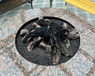 Granite Top Outdoor Gas Fire Pit