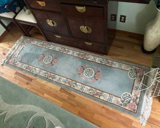Chinese Aubusson Style Runner Rug – 8' x 2'3"
