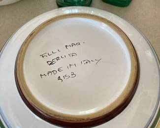 F.lli Mari Derulta Italian Serving Bowl