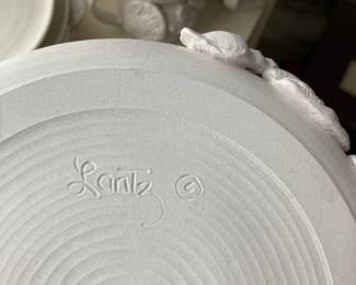 Shirley Lantz White Ceramic Dish Set
