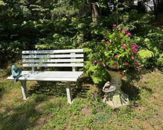 Garden Bench, Concrete Stand