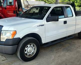 2014 Ford F-150 Truck, Odometer Reads 229,532, VIN# 1FTEX1EMXEKE25577, Tool Boxes, Slide Out Bed, Kansas Title