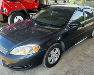 2014 Chevrolet Impala Limited Car, Odometer Reads 106,552 Miles, VIN# 2G1WA5E36E1162033, Engine Light With Fuel Pump Code On, Kansas Title