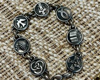 James Avery Retired Holy Family Bracelet very rare