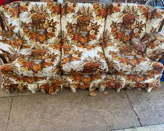 Sleeper sofa, chair and ottoman