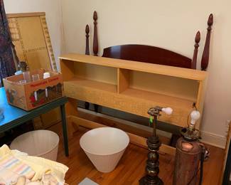 Blonde bed frame