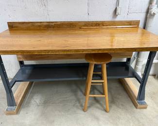 NICE WORK BENCH WITH STOOL 