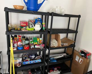 CHEMICALS AND SHELVES