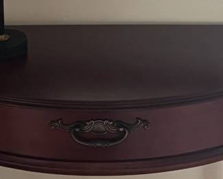 TABLE WITH MATCHING MIRROR