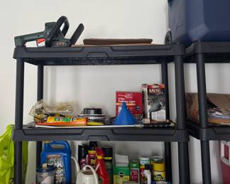 CHEMICALS AND SHELVES