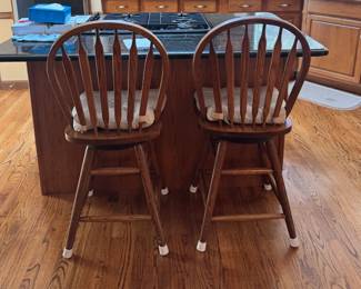 PAIR OF BAR STOOLS