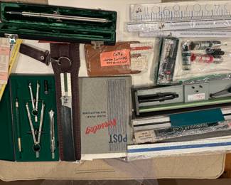 Scales, drafting tools, K S tools, slide rules 