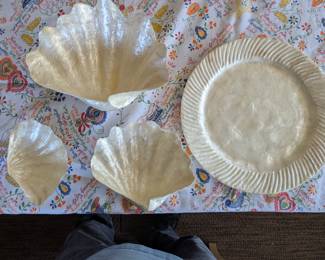Mother of pearl dishes