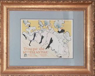 Vintage Tolouse Lautrec Reproduction