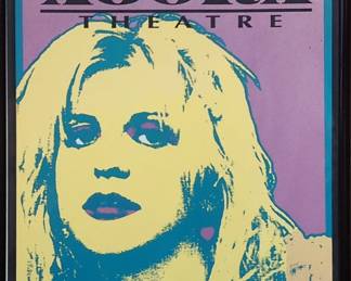 Original 1994 screen print by Mark Arminski.
Features Courtney Love from Hole's iconic mid-'90s era.
Professionally framed and protected under glass.
Sought after by both music and art collectors.