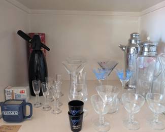 barware. Antique prohibition shakers.