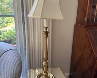 Pr. Vaughn candlestick lamps 32" to finial