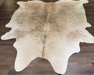 Another view of hide rug