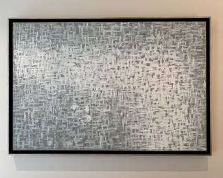 Abstract oil on canvas 43"h x 63"w
