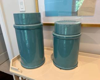 Global Views jars 12"h x 14.75"h
