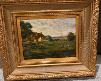 Country Landscape painting 22"h x 26"w
