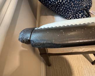 Damage on bench frame