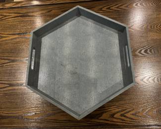 Octagonal try 20.5" x 23.25"