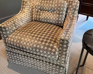 Pr. Charles Stewart swivel chairs 30.5"h x 34"w x 30"d