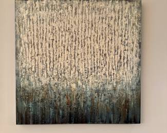Framed abstract 36" x 36"