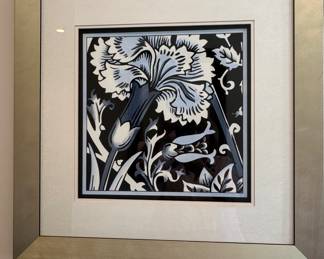 Pr. framed prints 25.5" square