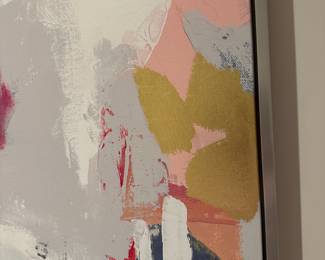 Framed abstract 37" square
