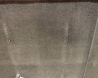 Precedent Furniture “Harper” sideboard with faux shagreen door fronts 36"h x 68"long x 18"d