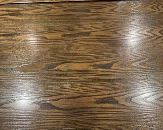 Two-tier coffee table 17"h x 48"w x 32"d
