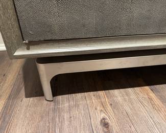 Precedent Furniture “Harper” sideboard with faux shagreen door fronts 36"h x 68"long x 18"d