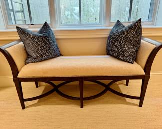 Stanley Furniture bench 27"h x 5' w x 18"d