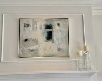 Framed artwork - Concrete Series by Samuel Kane 39"h x 32"w