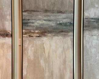 Triptych artwork 42"h x 22.5"w each
