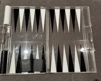 Acrylic Backgammon set