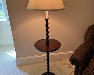 Barley twist floor lamp