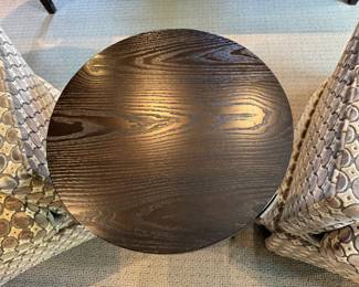 Bernhardt side table 23.5"h x 18" diameter