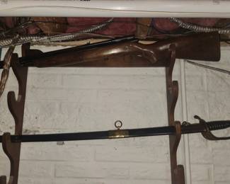Ceremonial sword, pellet gun