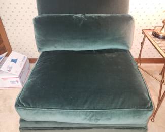 Velvet slippers chairs