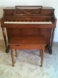 Vintage Bradbury upright piano
