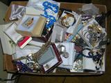 LOTS OF COSTUME JEWELRY, WATCHES INCLUDING, HAMILTON, PULSAR, SEIKO, GRUEN, MORE...