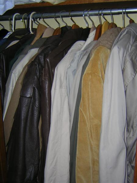 MENS COATS (LEATHER, WOOL, RAINCOATS, JACKETS)L/XL ALL IN NEW OR LIGHTLY USED CONDITION