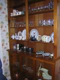 VARIOUS COLLECTIBLE PLATES, GLASS, POTTERY, CARS