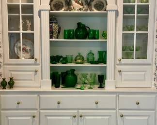 GREEN DEPRESSION GLASS
